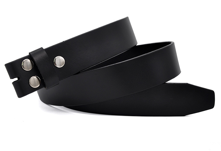 Men's Genuine Leather Belt without Buckle