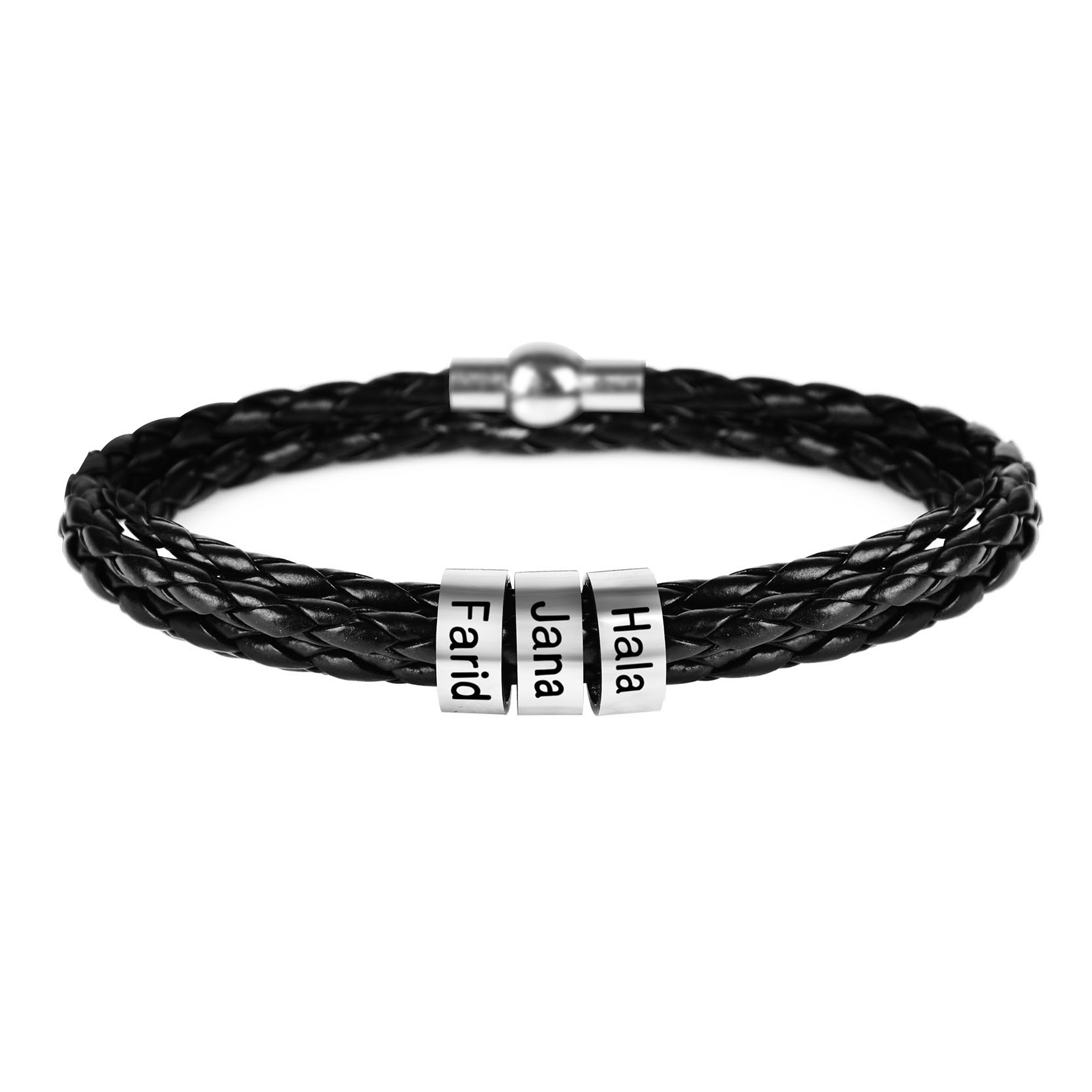 Personalized Leather Bracelet
