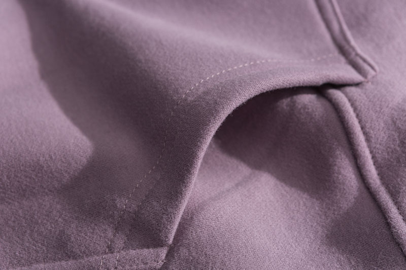 Purple Fleece Men's Hoodie