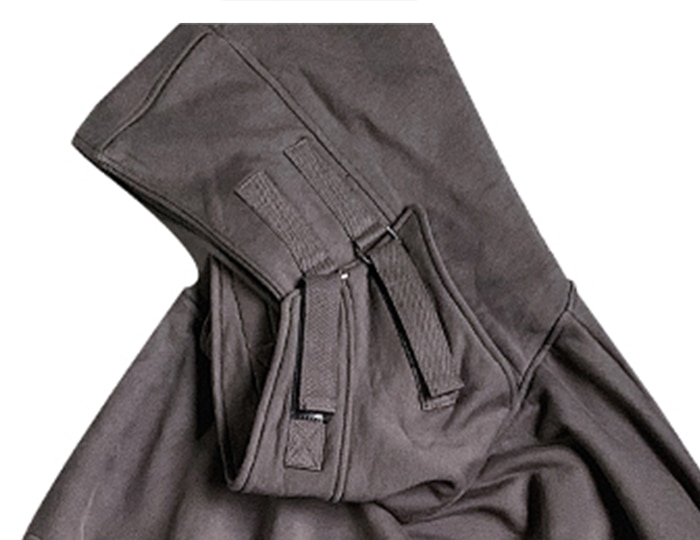 Harajuku Men's Hoodie in Green and Grey