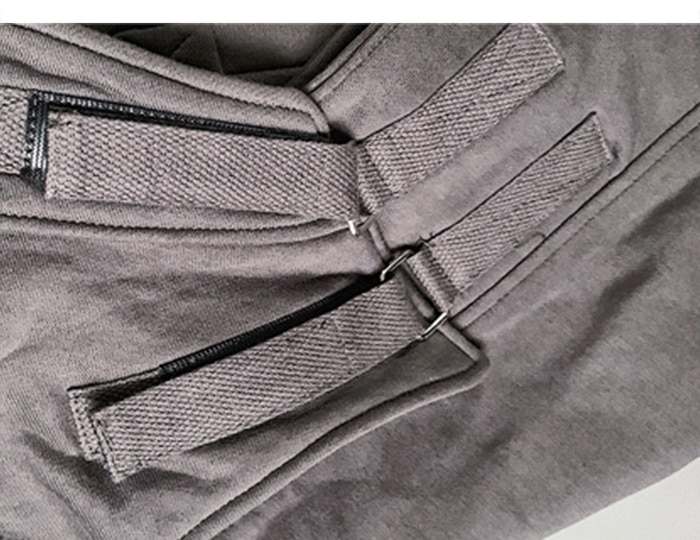 Harajuku Men's Hoodie in Green and Grey