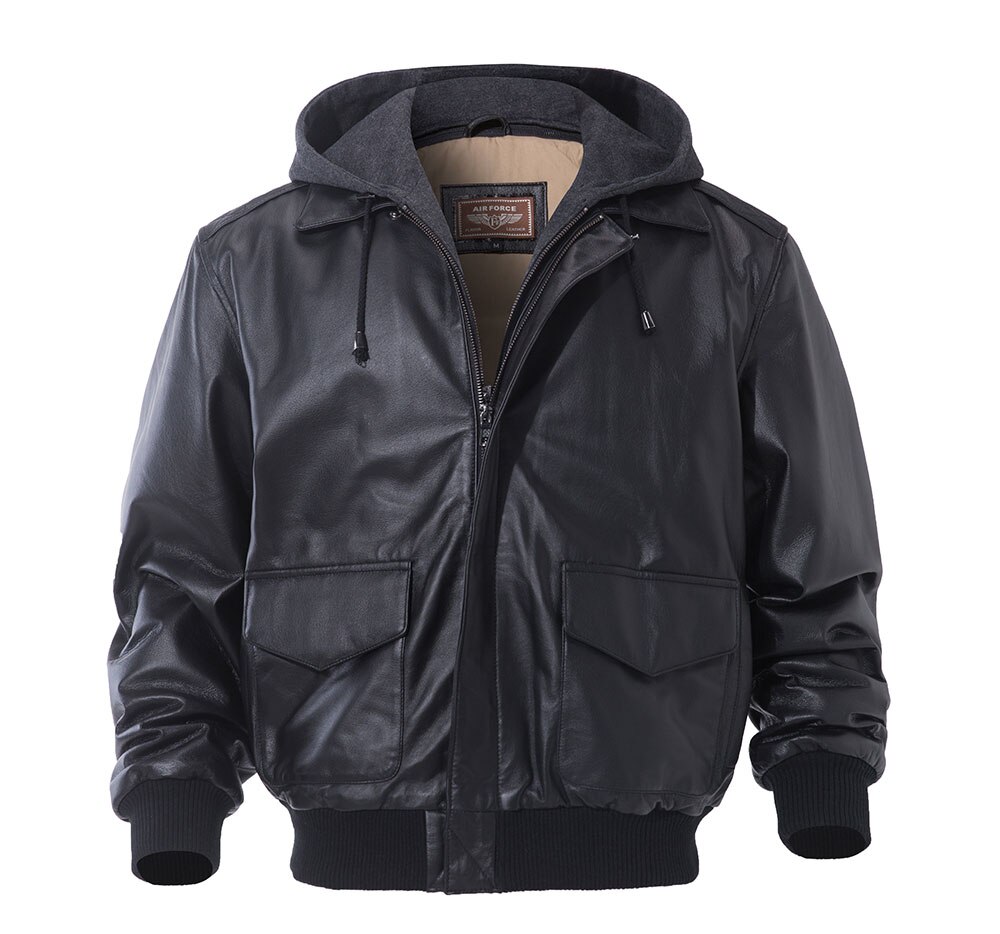 Classic Aviator Leather Jacket