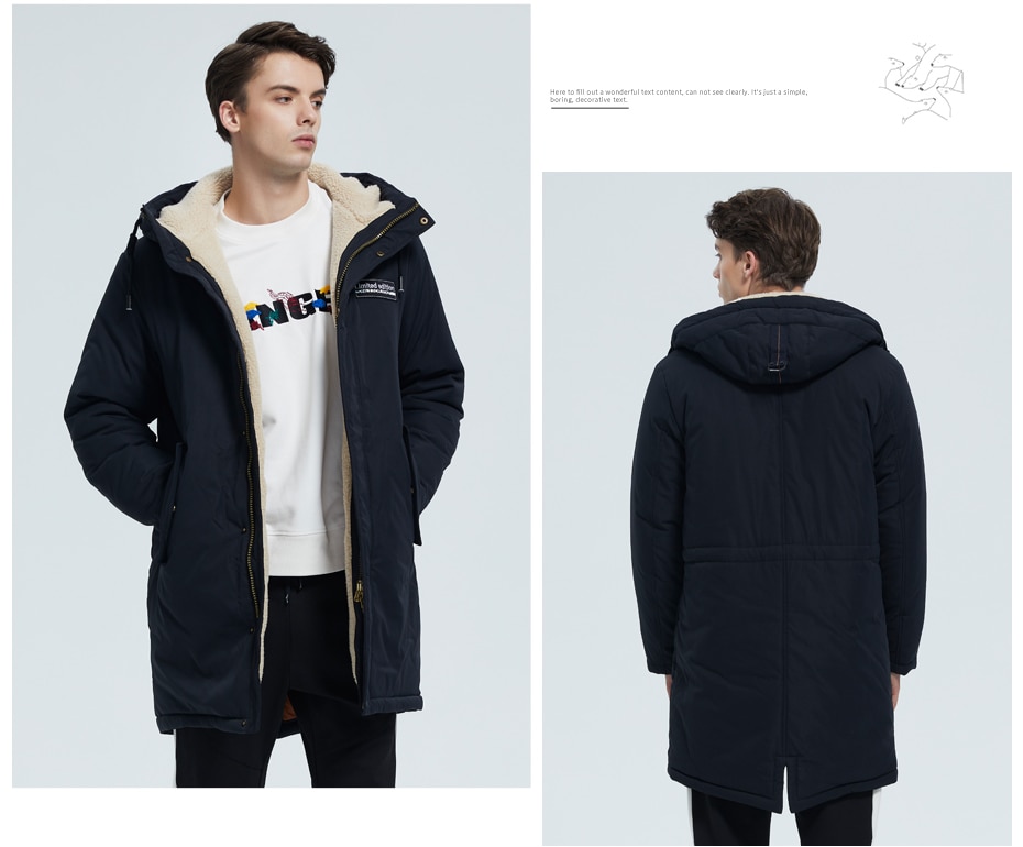 Men's Winter Hooded Parka
