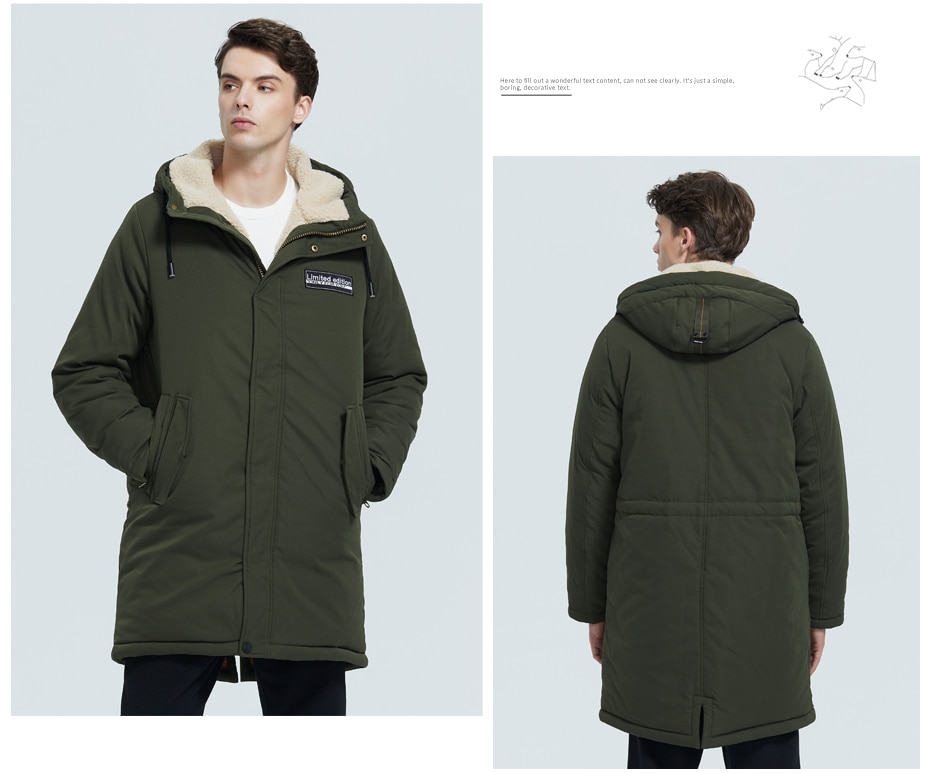 Men's Winter Hooded Parka