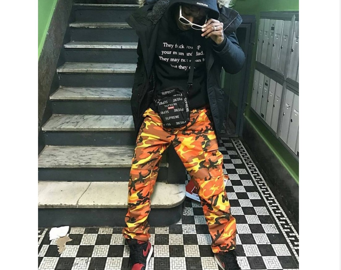 Men's Camouflage Print Cargo Pants