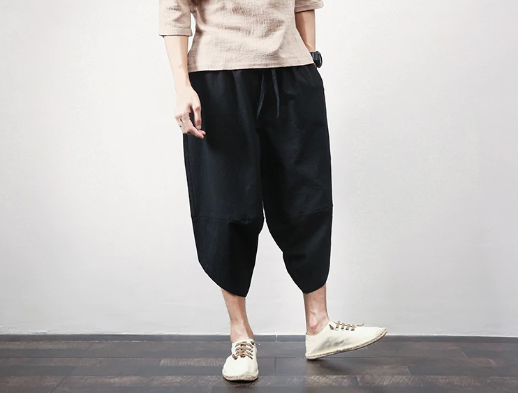 Linen Harajuku Men's Pants