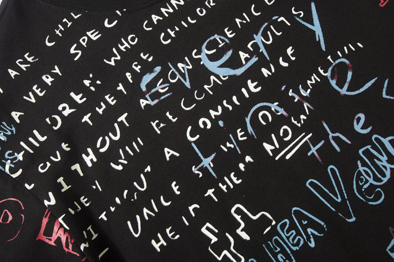 Men's Hip-Hop Style Graffiti Printed T-Shirt