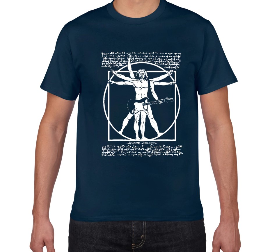 Men's Rock Vitruvian Man T-Shirt