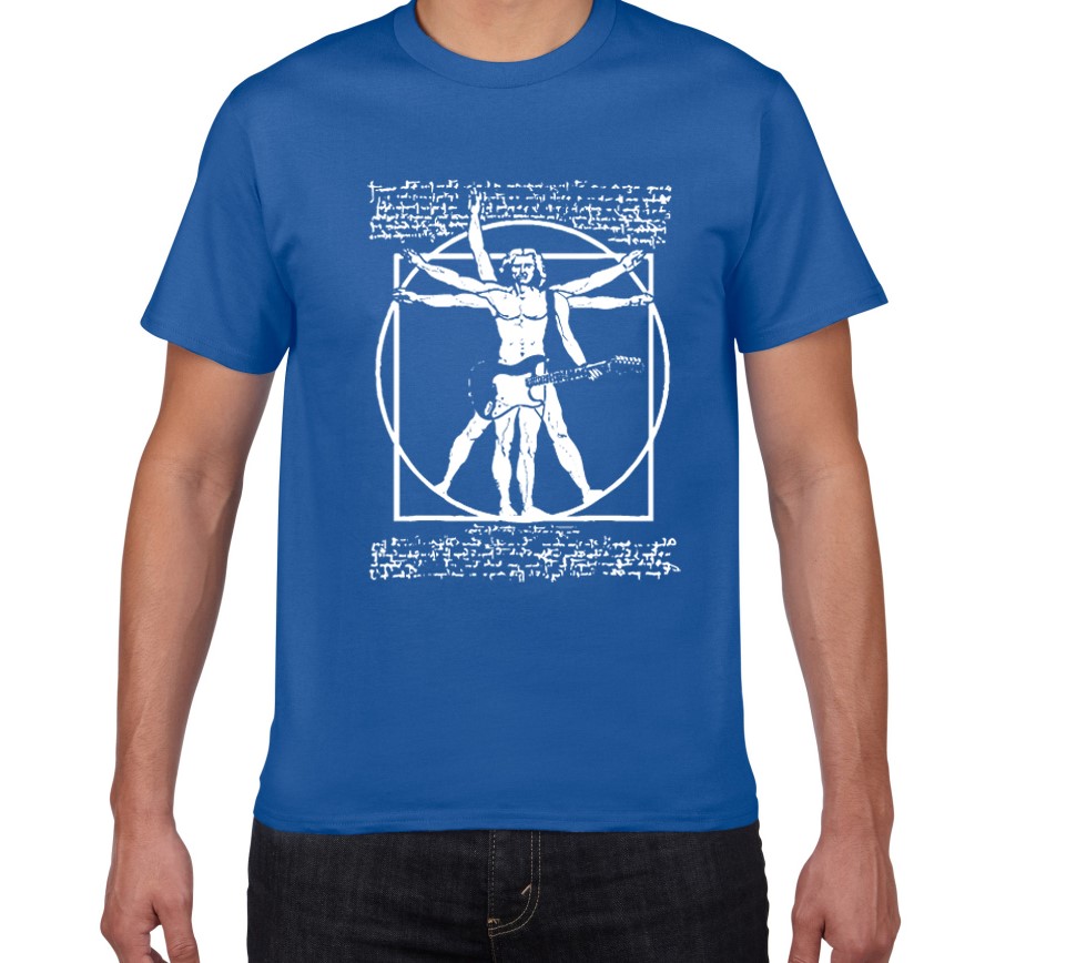 Men's Rock Vitruvian Man T-Shirt