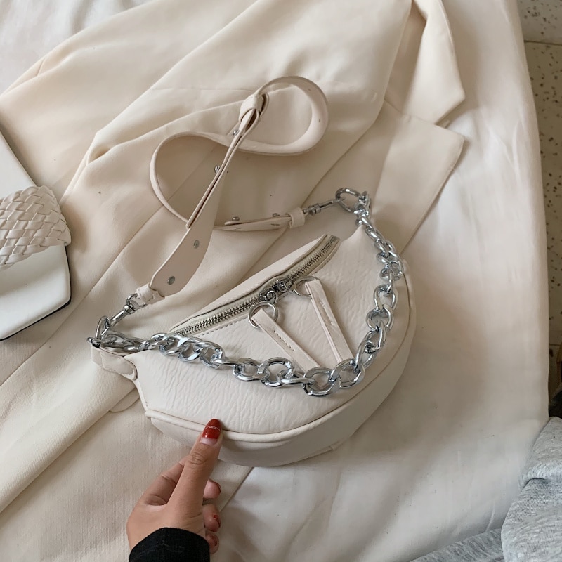 Women's Oversized Chain Crossbody Bag