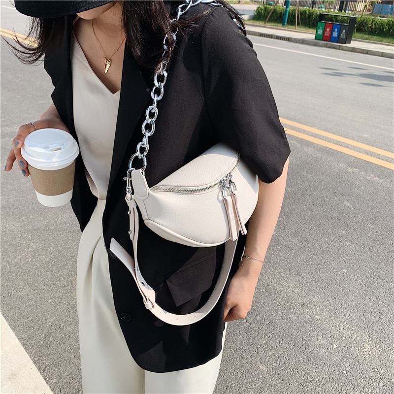 Women's Oversized Chain Crossbody Bag