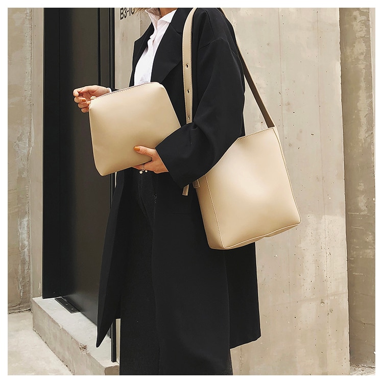 PU Leather Composite Bag for Women