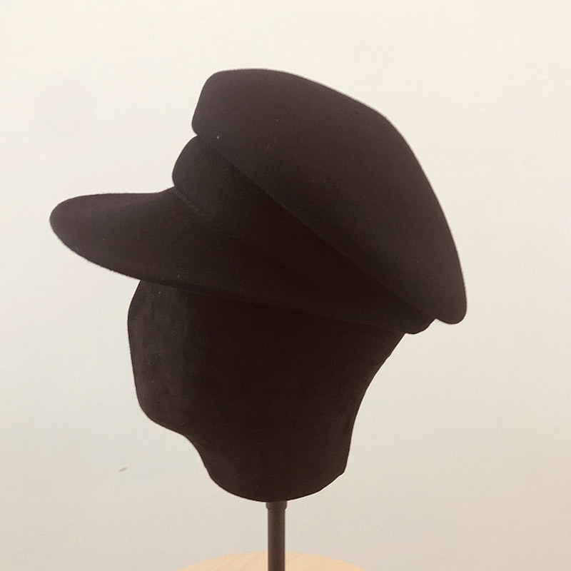 Women's Warm Wool Newspaper Hat