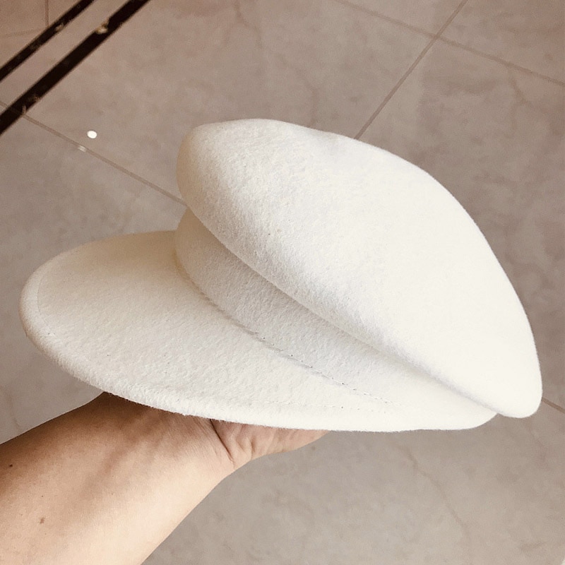 Women's Warm Wool Newspaper Hat