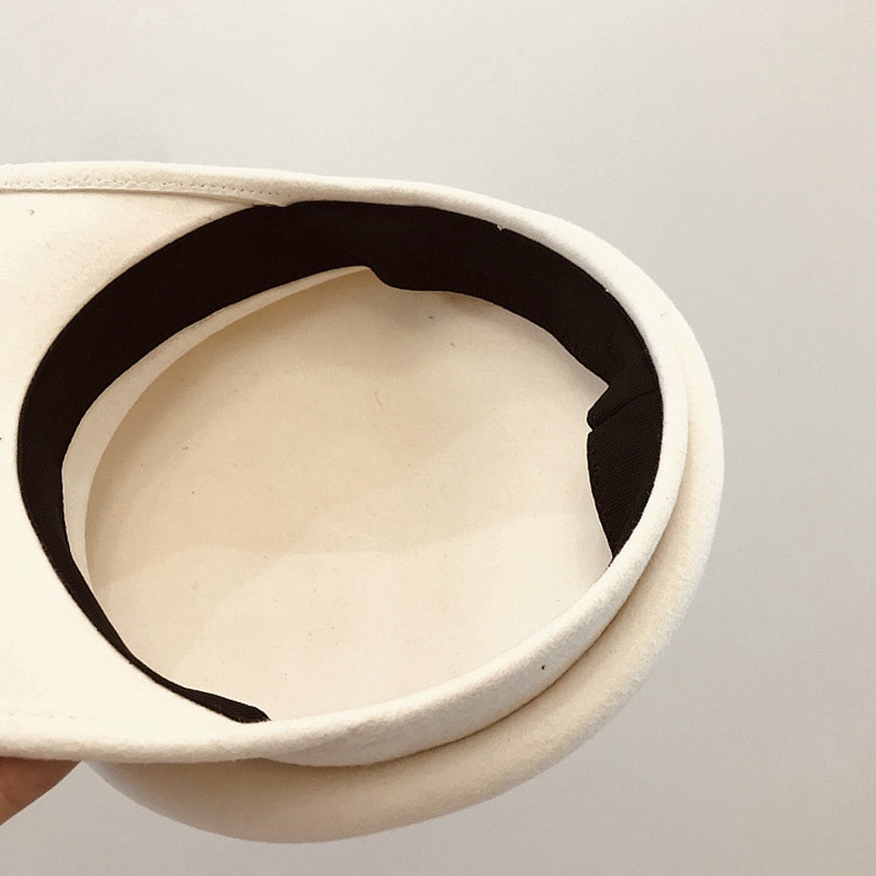 Women's Warm Wool Newspaper Hat