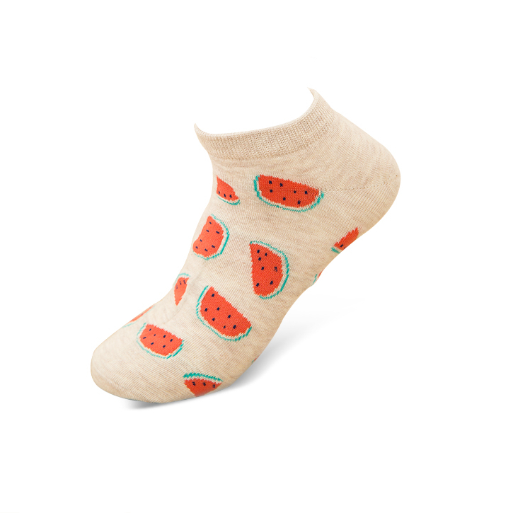 Unisex Fruit Printed Socks 5 Pairs Set
