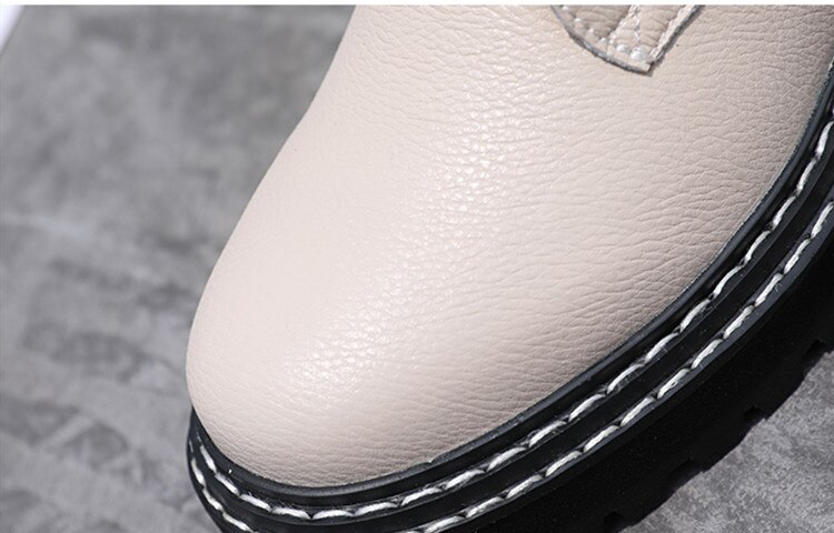 Women's Fashion Trendy Style Leather Boots