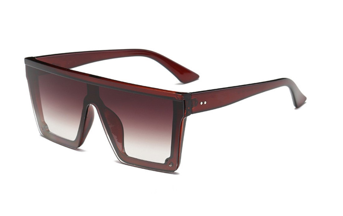 Oversized Geometric Design Sunglasses