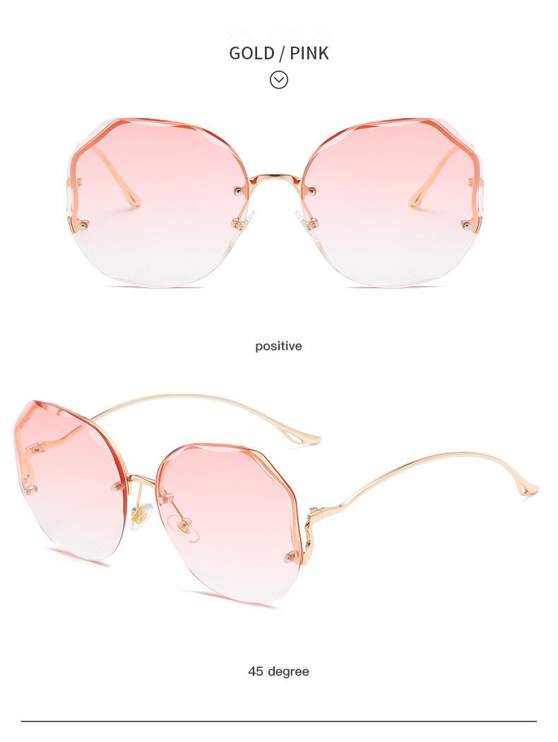 Women's Metal Gradient Sunglasses