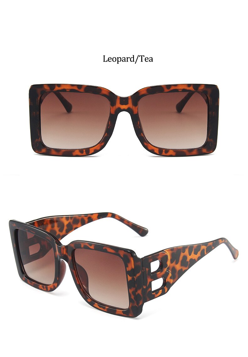 Women's Modern Design Square Sunglasses