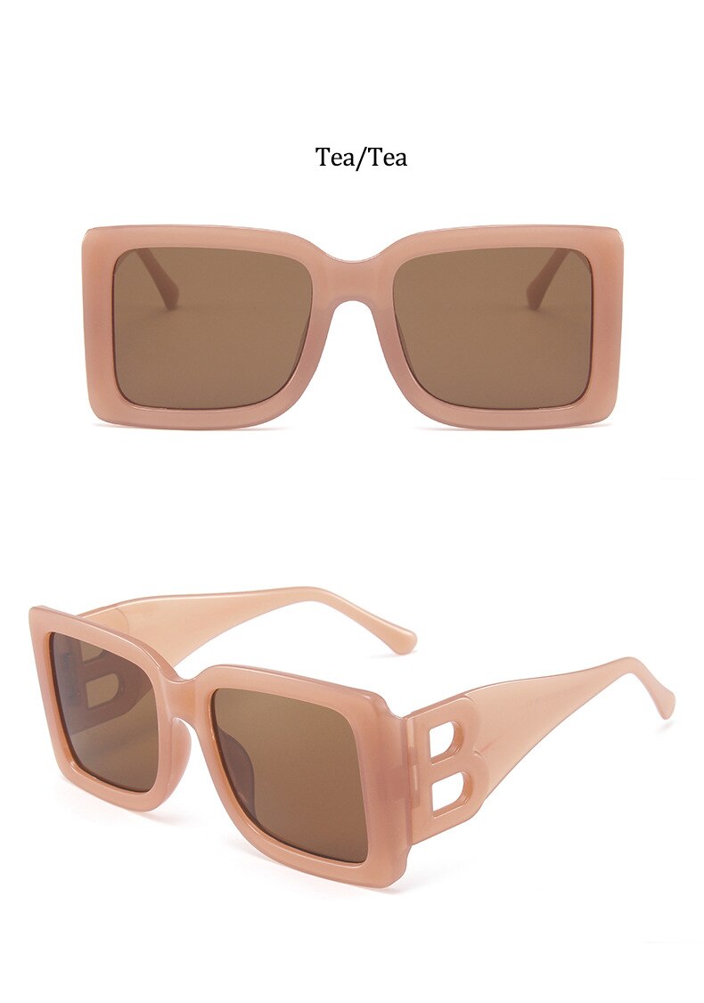 Women's Modern Design Square Sunglasses