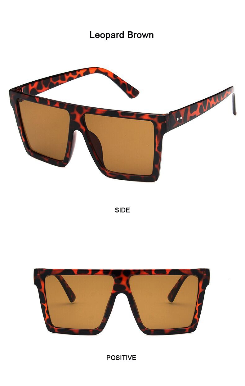 Women's Vintage Oversized Square Sunglasses