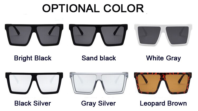 Women's Vintage Oversized Square Sunglasses