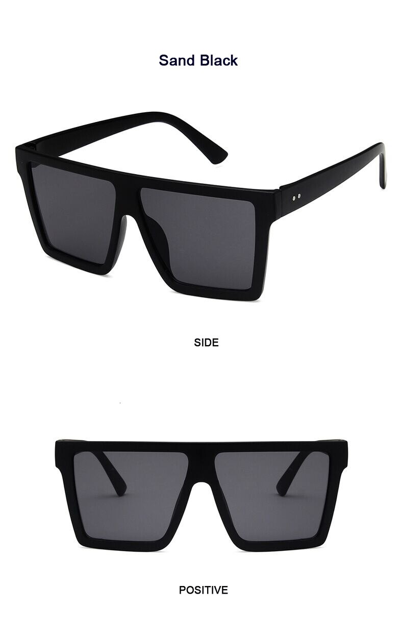 Women's Vintage Oversized Square Sunglasses