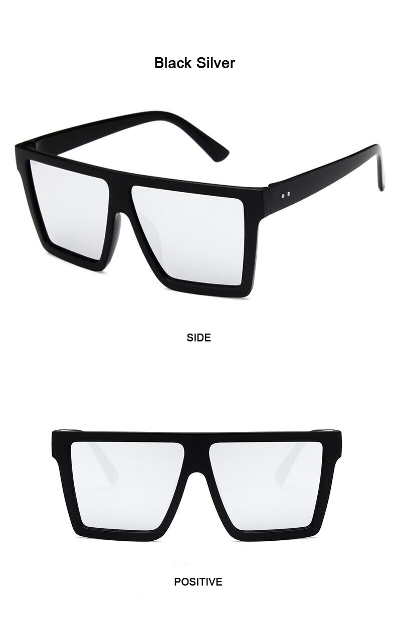 Women's Vintage Oversized Square Sunglasses