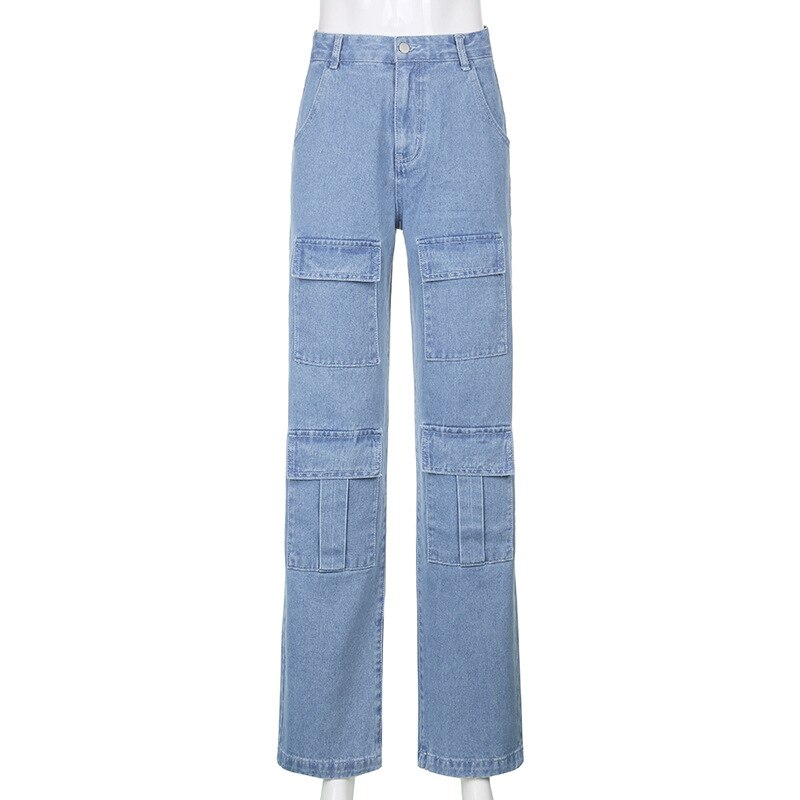 Women's Wide Leg Cotton Jeans