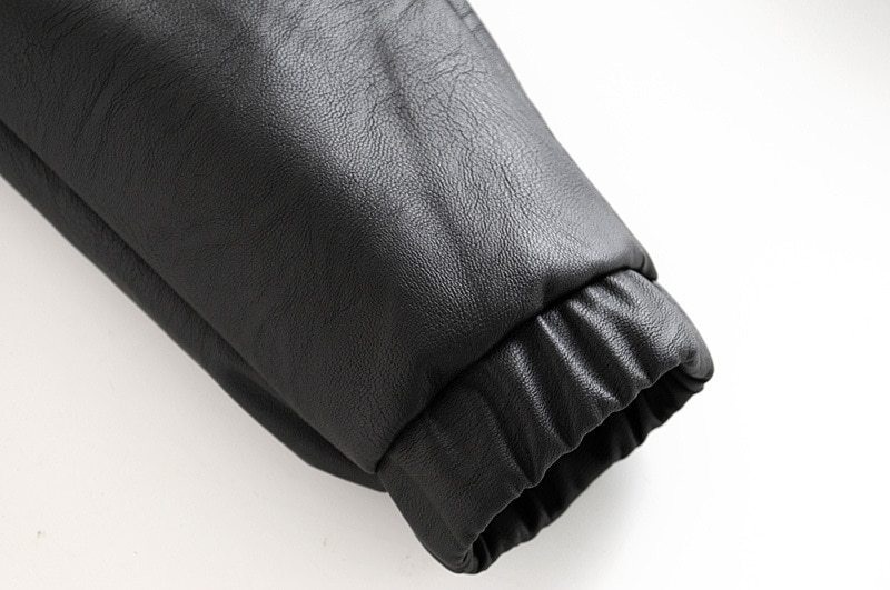 Women's Black PU Leather Pants