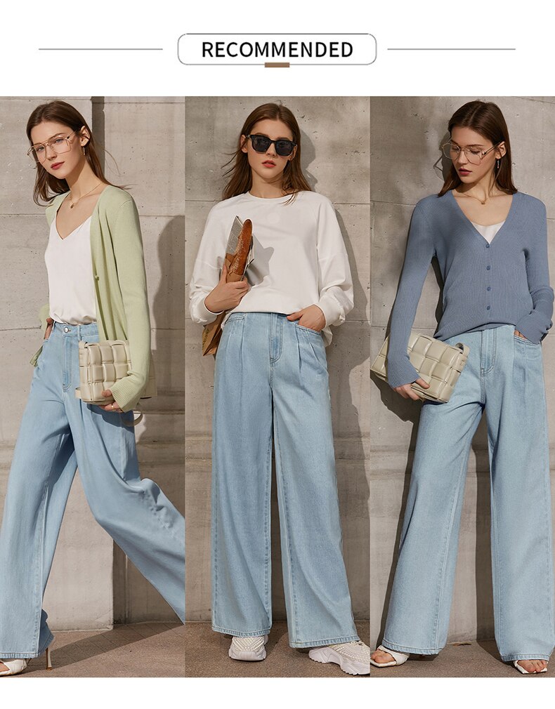 Women's Minimalism Causal High Waist Trousers