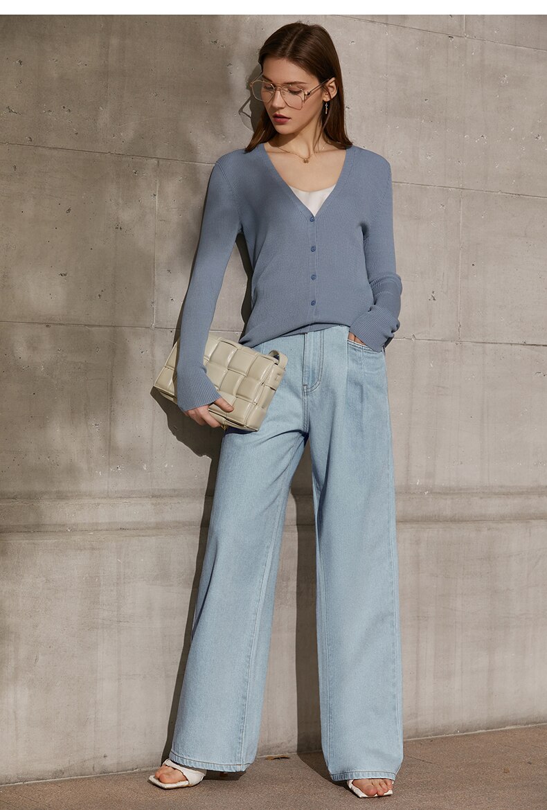 Women's Minimalism Causal High Waist Trousers