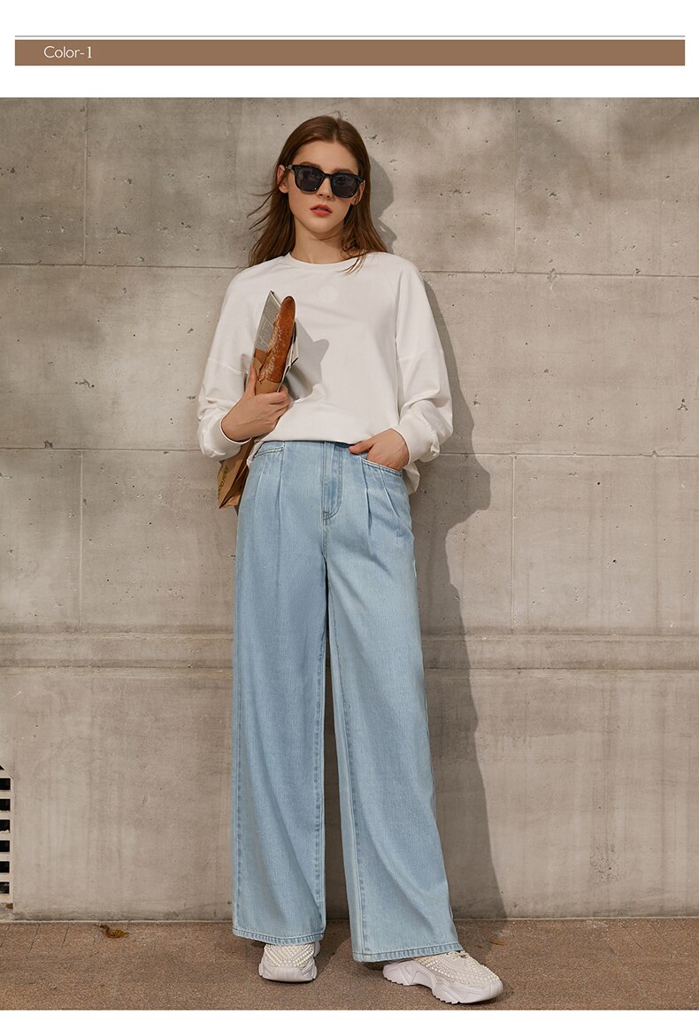 Women's Minimalism Causal High Waist Trousers