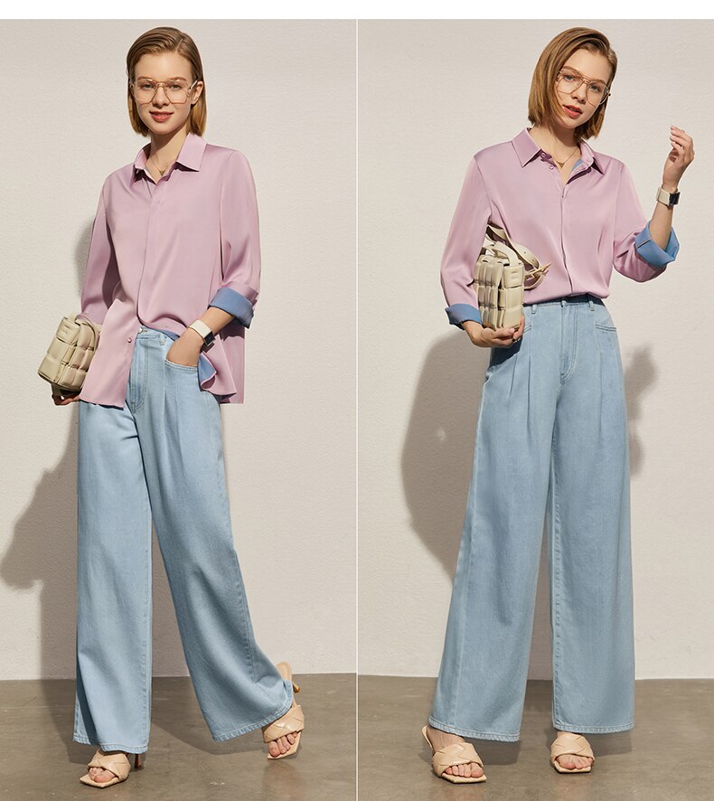 Women's Minimalism Causal High Waist Trousers