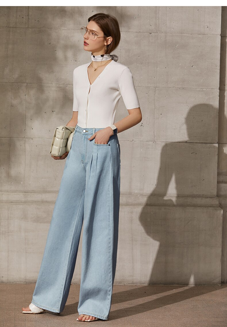 Women's Minimalism Causal High Waist Trousers