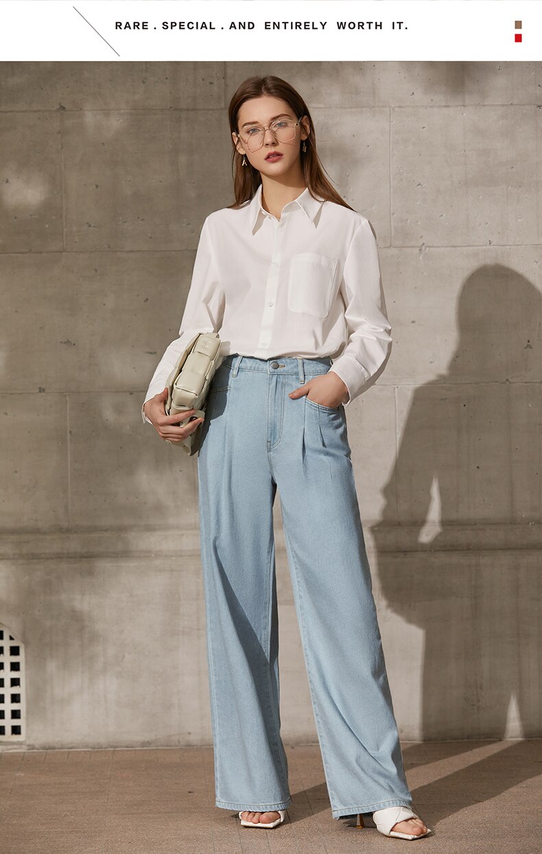 Women's Minimalism Causal High Waist Trousers
