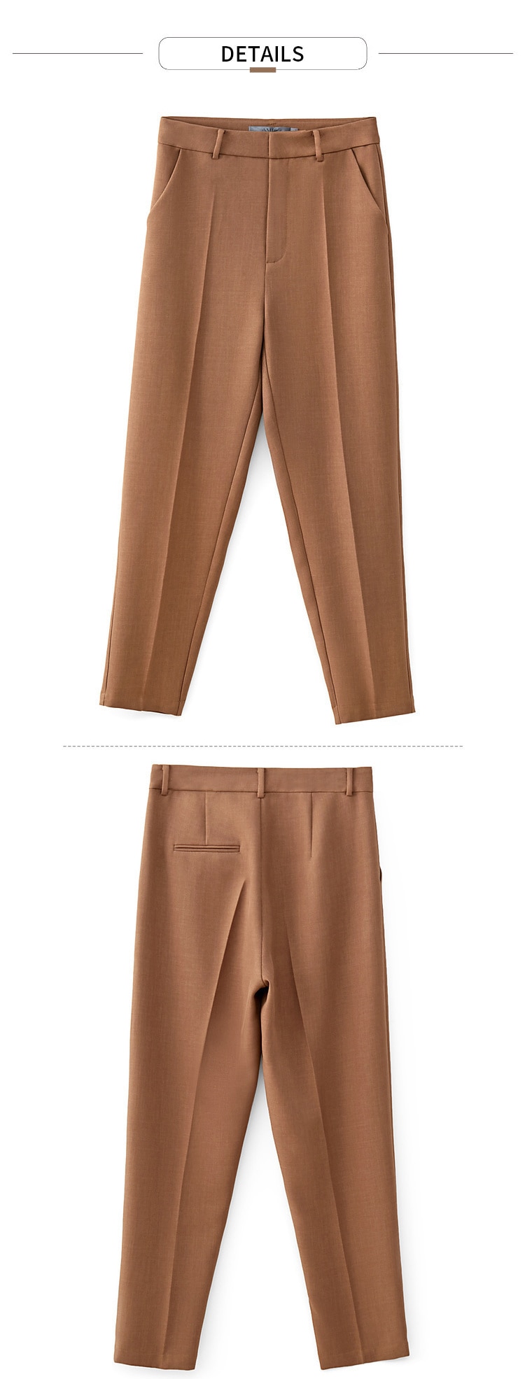 Women's High Waist Suit Trousers
