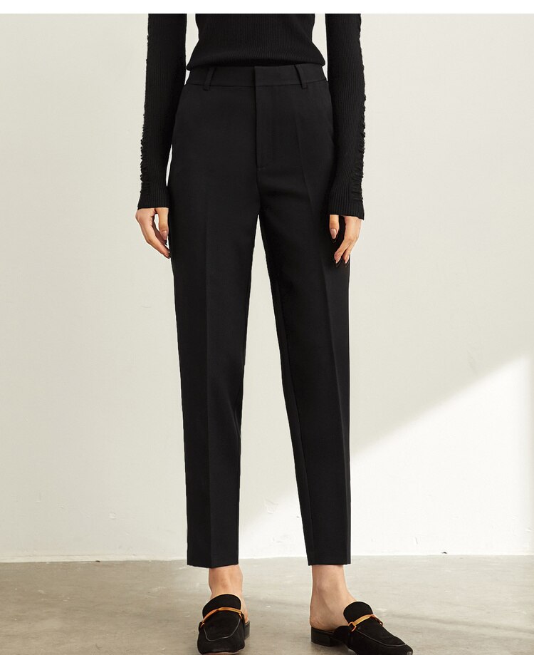 Women's High Waist Suit Trousers