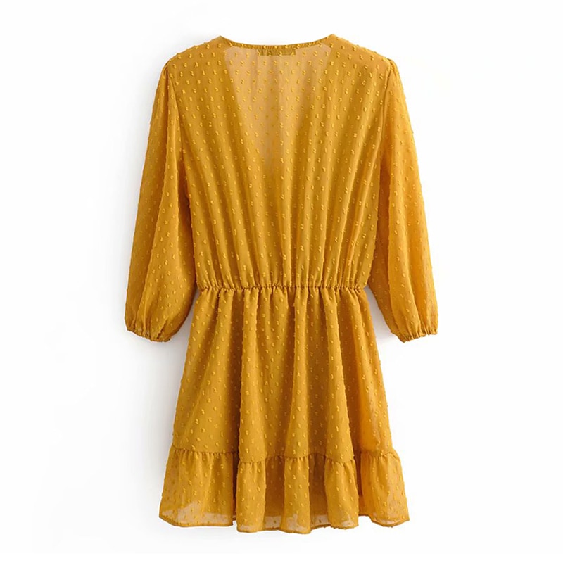 Women's Ruffle Skirt Mini Dress