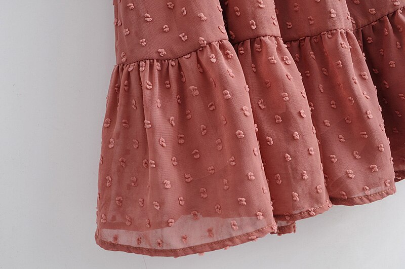 Women's Ruffle Skirt Mini Dress