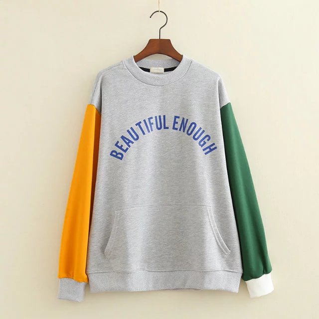 Women's Cute Korean Themed Sweatshirt