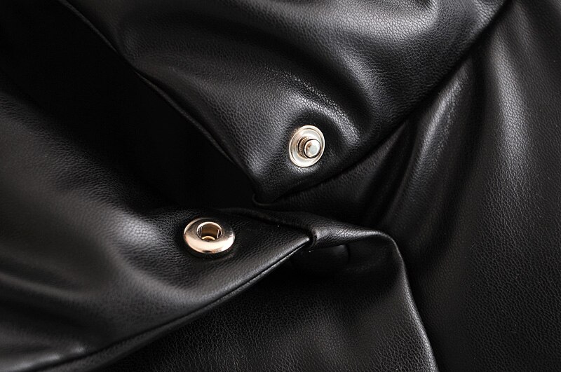 Women's PU Leather Parka Women's PU Leather Parka