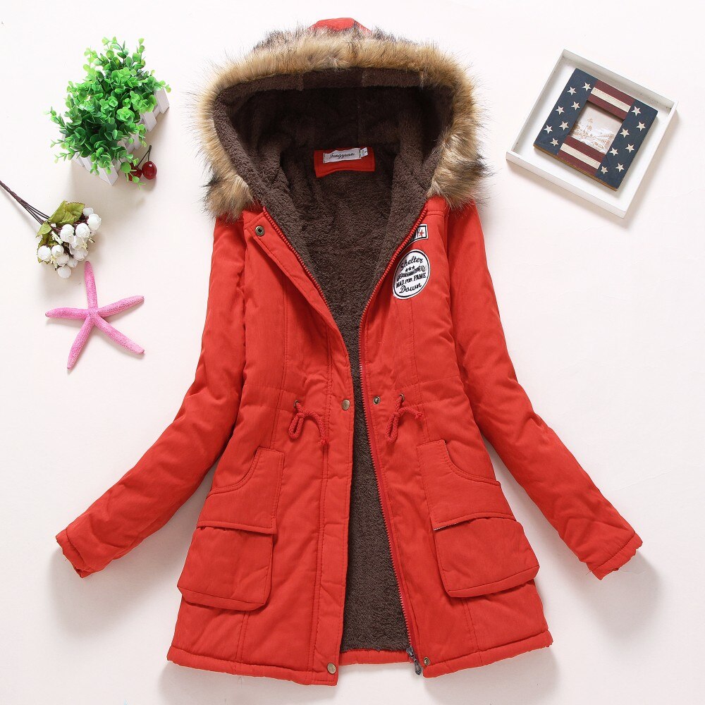 Women's Military Style Winter Parka