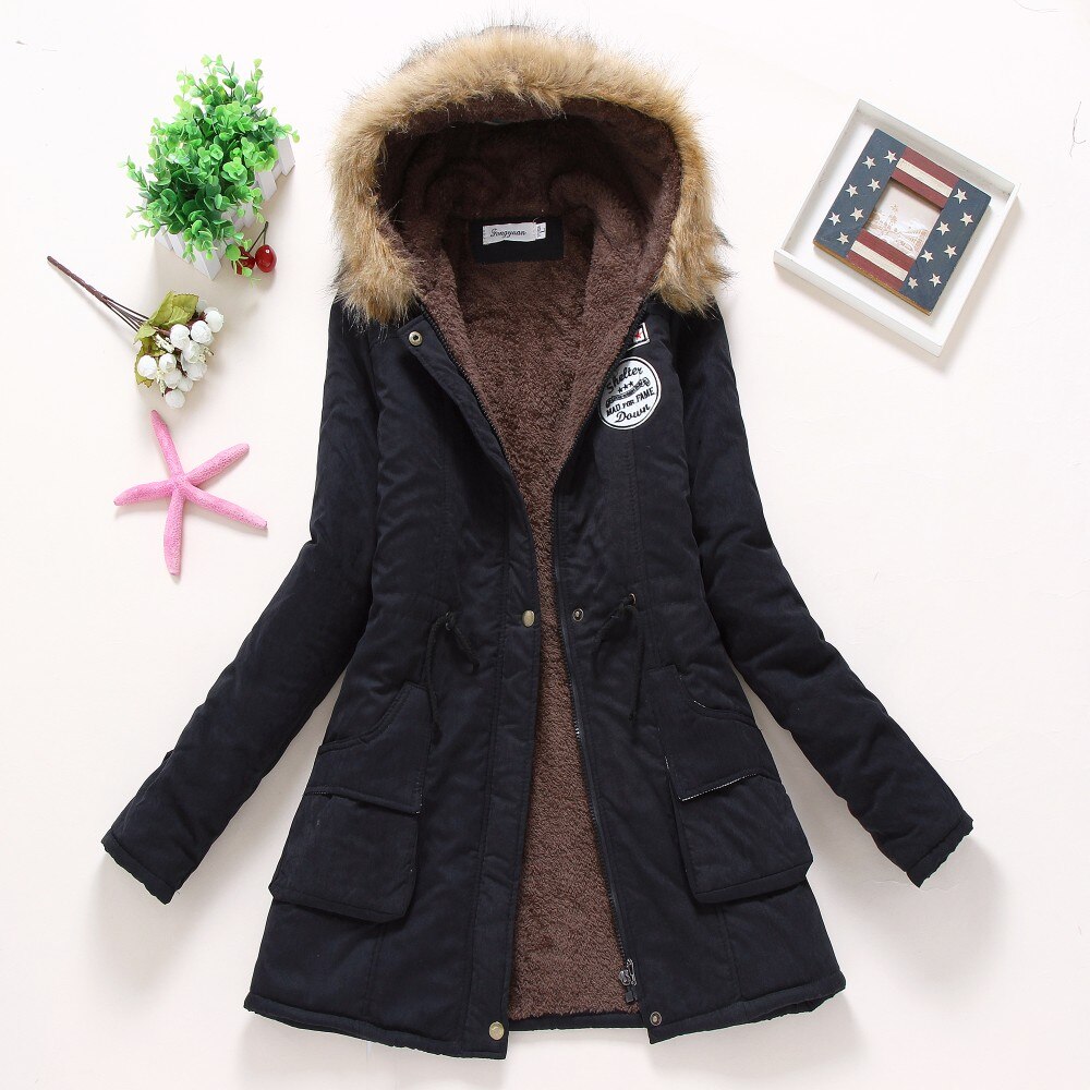 Women's Military Style Winter Parka