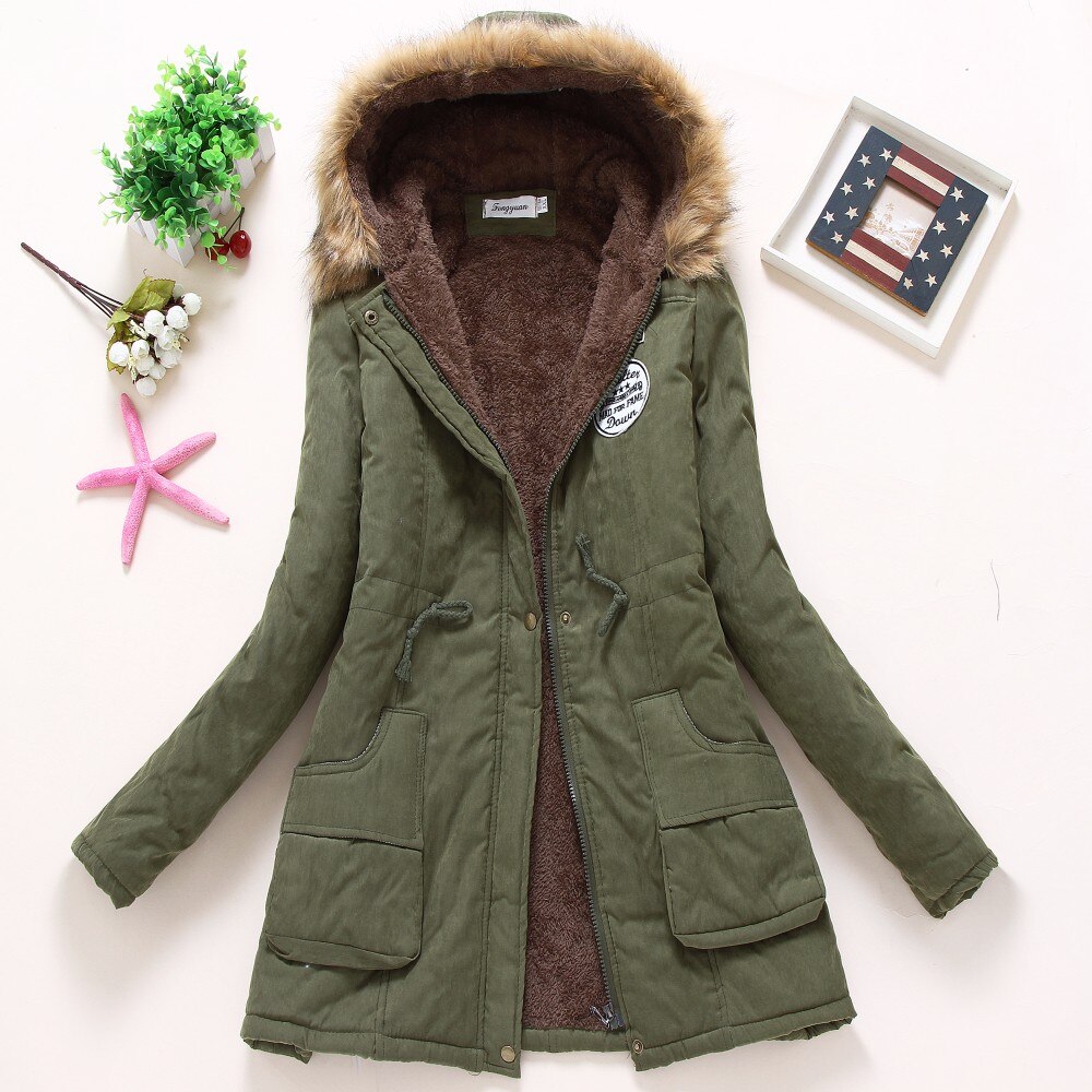 Women's Military Style Winter Parka