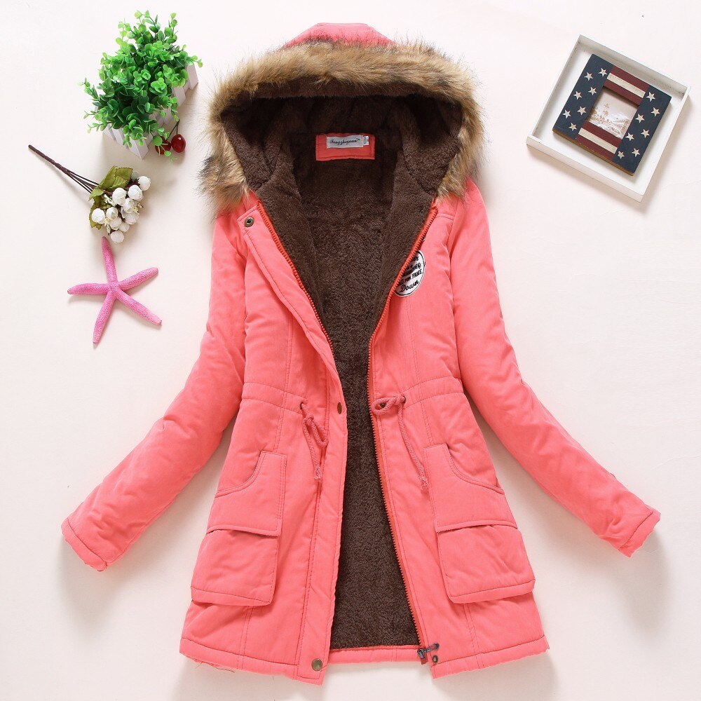 Women's Military Style Winter Parka