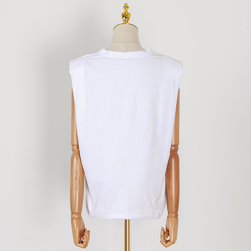 Casual Women's Tank Top with O-Neck