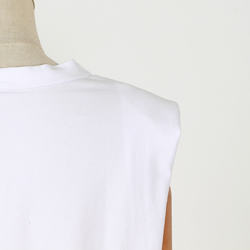 Casual Women's Tank Top with O-Neck