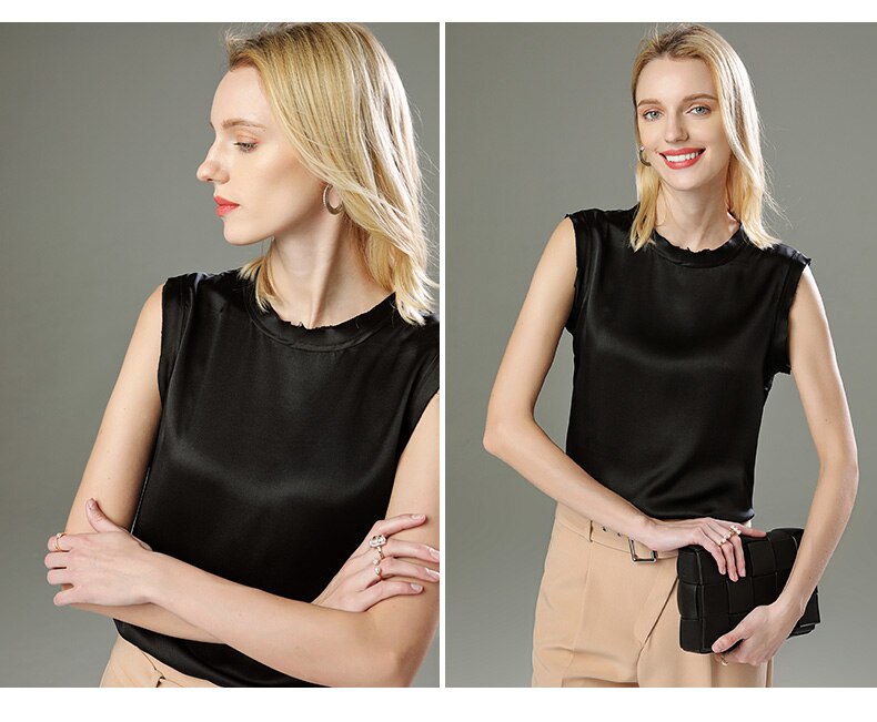 Women's Satin Silk Tanks Top